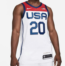 USA 2020 Olympics Home Authentic Nike Vaporknit Jersey Size 44 M CT6516-100  - £93.22 GBP