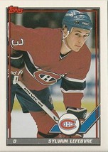 Sylvain Lefebvre 1991-92 Topps # 489 Canadiens - £1.36 GBP
