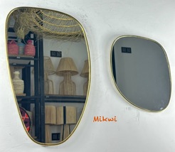 Irregular Golden Mirror,Gold Mirror,Brass Mirror,Handmade Mirror Moroccan Mirror - $89.00+