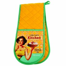 Oven Gloves -&#39;Hooray! One more job to do &amp; it&#39;s gin &amp; tonic time&#39; - £11.17 GBP