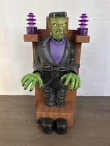 HallowScream Animated Frankenstein Electric Chair Shaking Halloween 1996... - $35.99