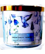 Bath &amp; Body Works fresh spring morning 3 Wick Candle 14.5 oz. New 2022 - $33.75 CAD