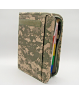 Digital Camo Planner Organizer Padfolio Portfolio Binder Full Zip Pocket... - $28.84