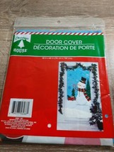 New Christmas House Door Cover, 30&quot;x60&quot;. SNOWMAN - $11.76