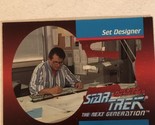 Star Trek Next Generation Trading Card #BTS10 Set Designer Gary Speckman - £1.57 GBP