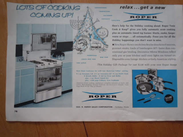 Roper Twin Cook &amp; Keep Print Magazine Advertisement 1967 - $3.99