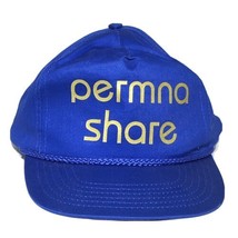 Permna Share Blue Trucker Snapback Hat Adjustable Cap - $8.95