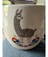 NO DRAMA Llama Stoneware Coffee Mug 16 oz Opal House - CUTE! - $182.25 MXN