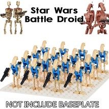 16pcs/set OOM Pilot Battle Droid Army Star Wars The Clone Wars Minifigures Block - £10.35 GBP