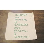 SOLO COPERTINA sanremo festival 1966 san remo 45 giri - $241.76 MXN