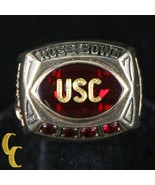1970 Usc 10k Jaune Or Jostens Rose Bol Championnat Bague Taille 9 - $8,009.32 CAD