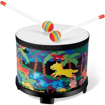 Floor Tom Drum 8 Inch Music Drum With 2 Drum Sticks, Musical Kids Drum S... - £27.74 GBP