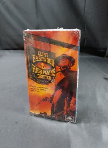 Primary image for 1990 High Plains Drifter MOVIE VHS Clint Eastwood SEALED UNUSED WATERMARKS 