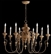 Horchow Aidan Gray Style French Farmhouse Vintage Beaded Chandelier - £626.41 GBP