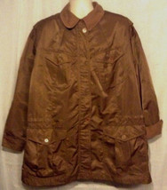 Lauren Ralph Lauren Nylon Jacket Windbreaker BIG Pockets Mesh Liner Size Large - $71.54