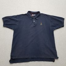 Chaps Ralph Lauren Polo Shirt Mens XL Blue Short Sleeve Casual Embroider... - €13,66 EUR