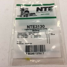 (2) NTE3130 Light Emitting Diode − 5mm Blinking Yellow, Diffused - Lot of 2 - $13.99
