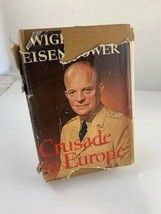 Eisenhower Crusade in Europe 1948 HCDJ BCE World War II Maps Illustrated - £11.67 GBP