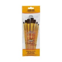 Royal and Langnickel Crafter&#39;s Choice Flat Camel Hair Brush Set (Pack of... - $31.00