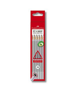 Faber-Castell Triangular Dot Grip Lead Pencil 12pcs - 2B - £28.56 GBP