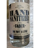 Hand Sanitizer Cleanser Faber Distilling Company Case Of 12 Liter Glass Bottles - $149.99