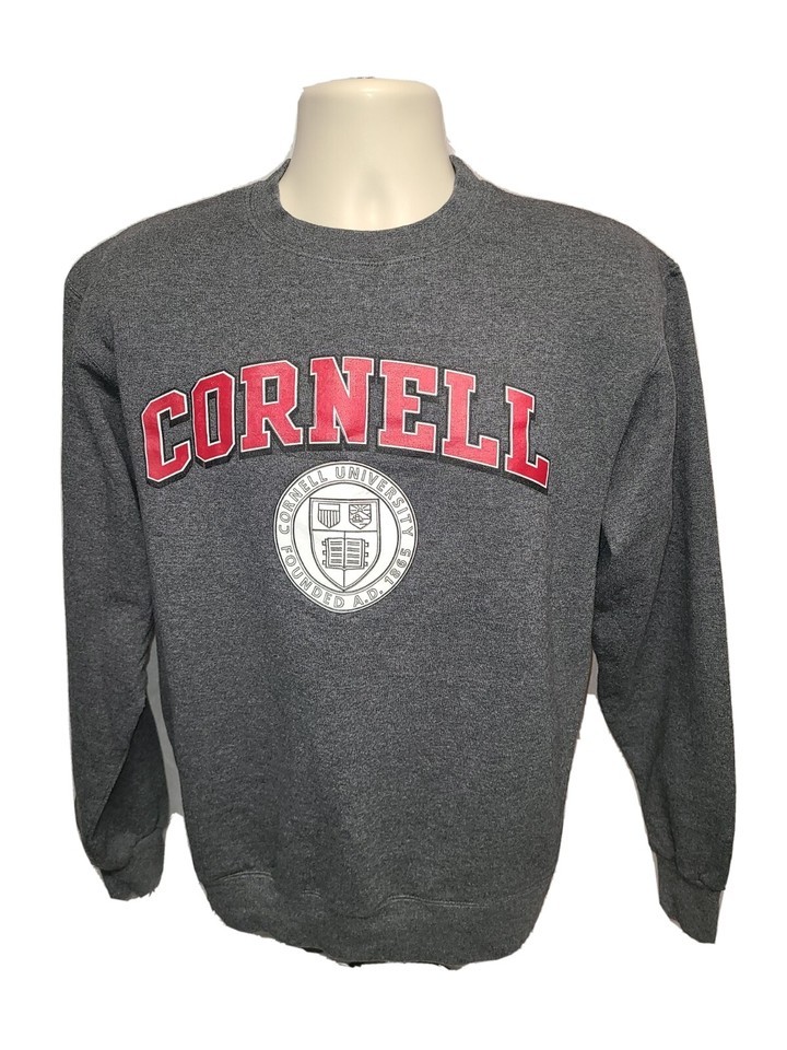 Cornell University Founded AD 1865 Adult Medium Gray Sweatshirt - $39.59