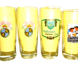 4 Brauhaus Tegernsee Genossenschaft Holzkirchen 0.5L German Beer Glasses - £15.58 GBP
