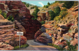 Entering the Narrows Williams Canyon Colorado Postcard Posted 1938 - £11.85 GBP