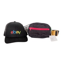 eBay Open 2023 Early Bird Swag Trucker Hat Fanny Pack Waist Pouch Bag Merch - £18.77 GBP