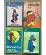 Vintage 1970&#39;s Paddington Bear 4 Book Lot  Michael Bond Peggy Fortnum - £6.99 GBP