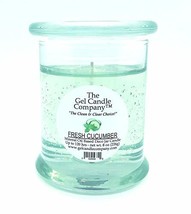 The Clean and Fresh Aroma of Fresh Cumber in a 8 oz. Scented Deco Jar Candle up  - $17.41