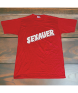 Vtg 1980s Sexauer Red Single Stitch Better Than A Coffee Break T-Shirt S... - £15.39 GBP