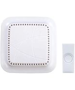 Heath/Zenith SL-7309-03 Wireless Door Chime and Push Button, White - $32.58