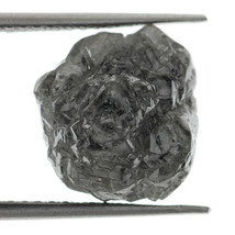 BIG Raw Natural Rough Loose Raw Grey Color 7.31 Carat Unique Diamond - £107.20 GBP