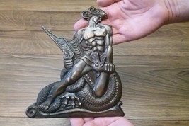 Vintage Copper Wall Decoration of Vahagn the Dragon Slayer, Legendary Pa... - $59.00