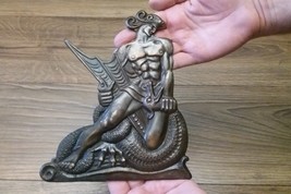 Vintage Copper Wall Decoration of Vahagn the Dragon Slayer, Legendary Pa... - $86.00