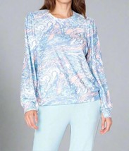 Pj Salvage Molten Marble Long Sleeve Lounge Top Size M - $651.80 MXN