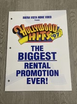 Hollywood Hits Buena Vista Original Movie Press Book Video Store  8.5x11... - $222.08 MXN