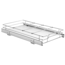 11&quot;W x 21&quot;D Pull Out Cabinet Organizer, Heavy Duty Slide Out Pantry Shelves, Chr - £20.50 GBP