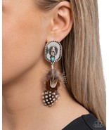 Paparazzi Feathered Fairy Tale - Brown - Cowboy Hat -Turquoise - Spotted... - €6,12 EUR