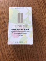 G Clinique Even Better Glow Light Reflecting Makeup SPF15 WN 76 Toasted Wheat M - $44.61