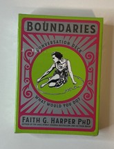 Boundaries Conversation Deck of Cards What Would You Do Faith Harper SEALED - £12.13 GBP