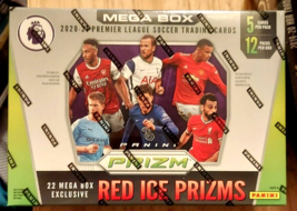 2020-2021 Prizm Soccer Mega Box Premier League Panini Red Ice Prizms new... - $44.46