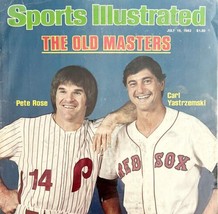 Pete Rose Sports Illustrated Cover Page 1982 Baseball MLB Yastrzemski DWCC10 - £39.17 GBP