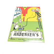 Vintage Andersens Restaurant California Buellton Forbell Pea Soup  Postcard UNP - £11.28 GBP