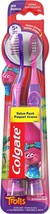 New Colgate Kids Toothbrush, Trolls, Extra Soft (2 Qty in 1 Pack) - £7.03 GBP