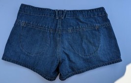 Women&#39;s Old Navy Lowest Rise Pleated Denim Shorts Size 8 - £13.66 GBP