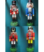 CHRISTMAS NUTCRACKER SOLDIERS  ERZGEBIRGE GERMANY WOOD 10&quot; PICK 1 - $90.25 CAD