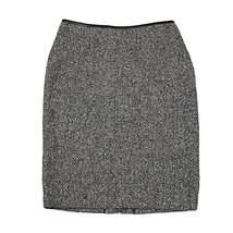 Brooks Brothers Wool Alpaca Blend Tweet Pencil Skirt Gray White Preppy -... - £26.29 GBP