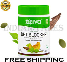 OZiva Plant Based DHT Blocker for Hairfall Control &amp; Follicle Stimulation,60 Cap - £22.36 GBP